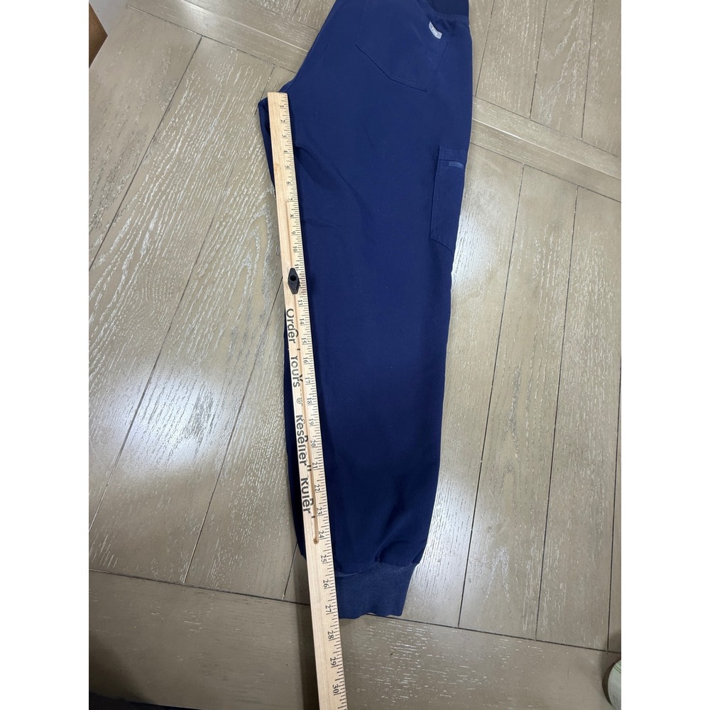 Figs Zamora Jogger Pants Womens Large Navy Blue Technical Collection Scrubs - Picture 6 of 9